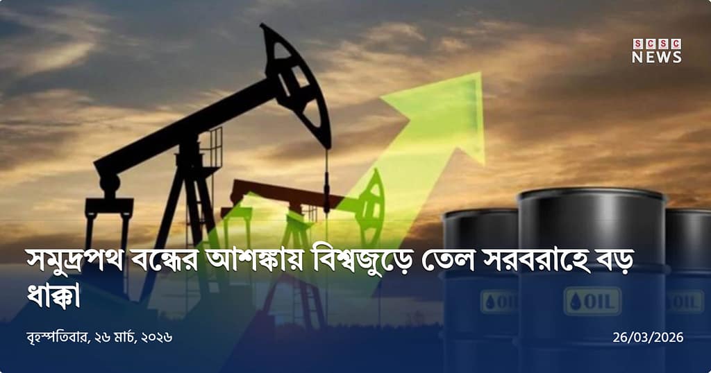 হরমুজ সংকটে জ্বালানি ঝুঁকি