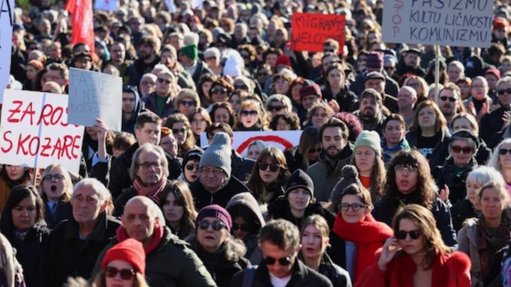 ক্রোয়েশিয়ার শহরগুলোতে ফার-রাইট বিরোধী ব্যাপক বিক্ষোভ