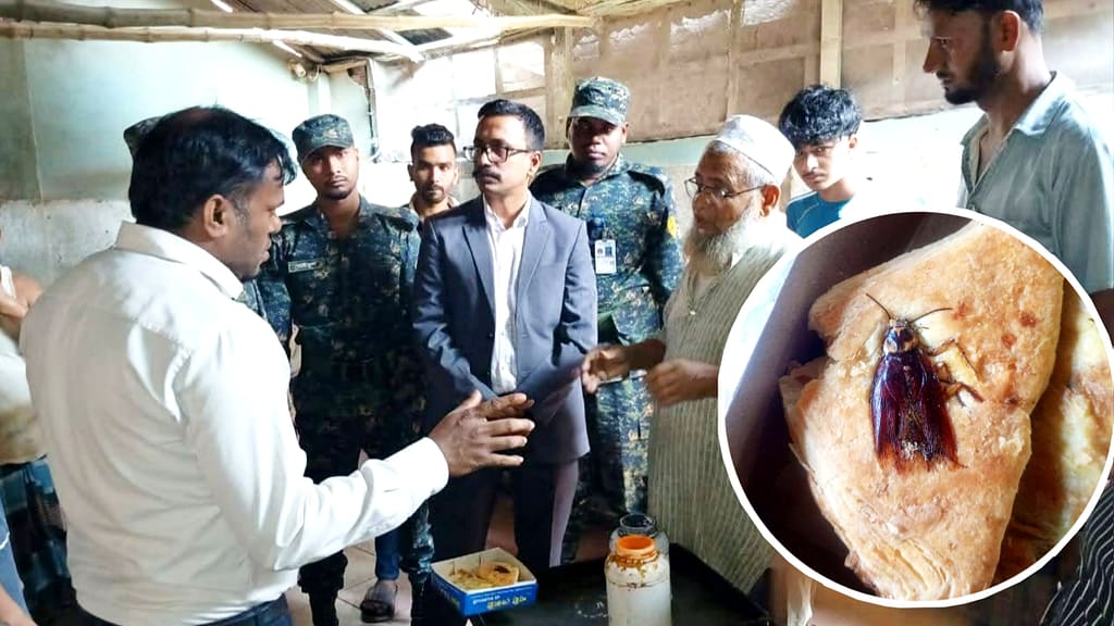 পেটিসে তেলাপোকা পেয়ে শাহী বেকারির ১ লাখ টাকা জরিমানা